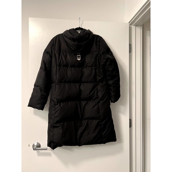 Michael Kors Jackets & Blazers - Michael Kors Black Puffer Black Hooded Jacket Size Large